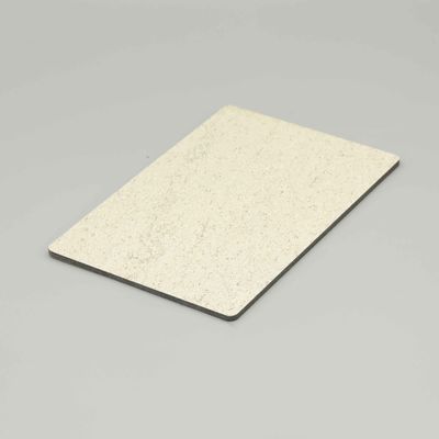 Odporny na zadrapania wzór beżowy z kamienia Aluminiowy Panel Kompozytowy 4MM 1,22*2,44m Materiały ścienne budowlane
