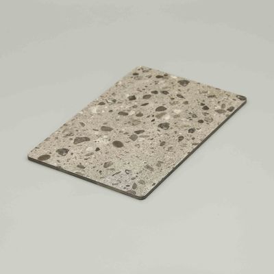 Terrazzo Acp Sheet Marble Design Pvdf Aluminium Composite Panel 4MM 4x8ft