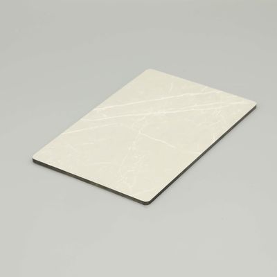 A1 B1 Jazz Biały Wnętrze Aluminiowy Panel Kompozytowy Opalenie UV Odporność Marmurowa Arkusz Acp