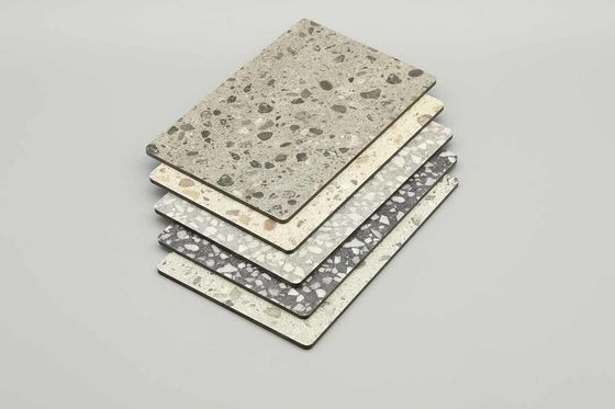 Płyty z aluminium Terrazzo złożone odporne na zadrapania (1220x2440 mm)