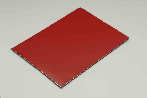 Czerwona kawa PE Aluminiowy Panel Kompozytowy 4x8 ACM 3mm Panel Kompozytowy