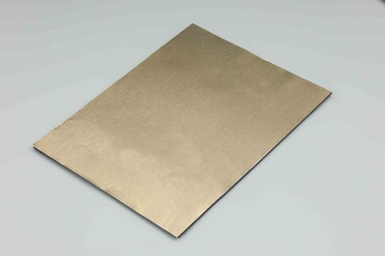 Panel złożony z aluminium szczotkowanego HDPE 4MM 1,22 X 2,44m Pe Panel złożony z aluminium