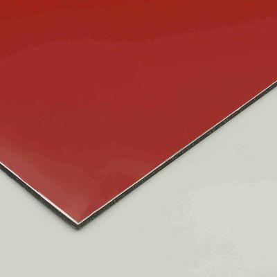 Wino Czerwony Płytka złożona z aluminium PE Płyty ścienne wnętrza 122cm*244cm