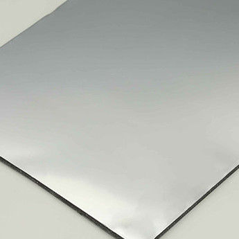 Srebrny panel kompozytowy aluminiowy lustrzany 4mm z powłoką PVDF do zastosowań wewnętrznych i zewnętrznych