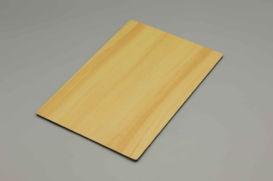 Aluminiowy panel kompozytowy z wykończeniem drewna do zewnętrznych okładzin ściennych | Arkusz PVDF ACP 1220x2440mm
