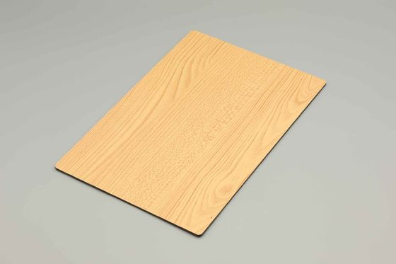 Pe Pvdf powłoka drewniany aluminiowy panel kompozytowy 3 mm Acp arkusz do zewnętrznych
