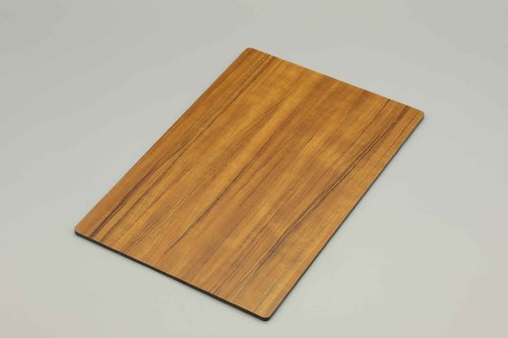 OEM Wielkość Szary wykończenie drewna Acp arkusze 1220MM X 2440MM drewna ziarna Acm paneli