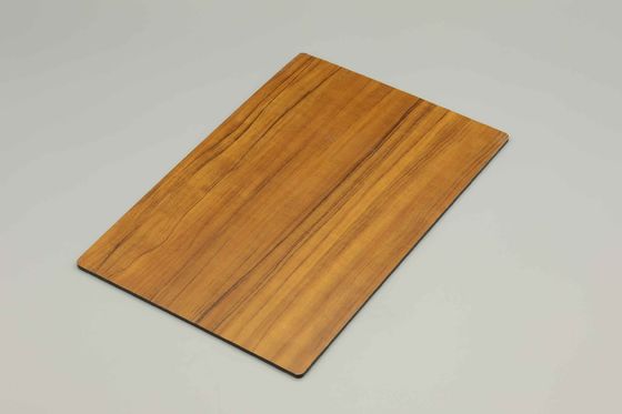 4 mm drewniany aluminiowy płyta kompozytowa arkusz ACP o długości 2440 mm izolacja akustyczna i ognioodporność klasy B1 A2