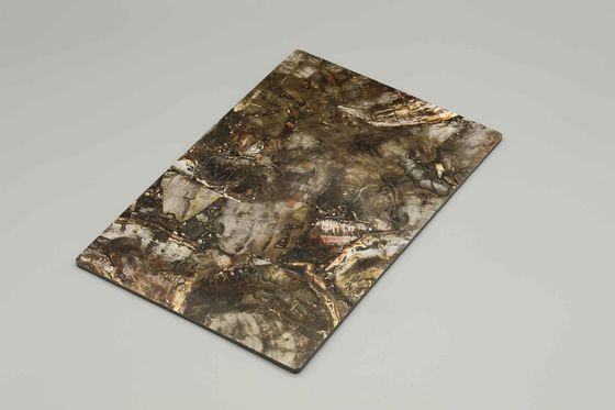 Odporny na zarysowania Pvdf Lastryko Reklamowy Marmur Acp Aluminiowy panel kompozytowy do budowy ścian zewnętrznych i okładzin wewnętrznych Panele ścienne