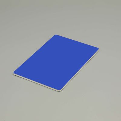 B1 Ognioodporny panel kompozytowy z aluminium w kolorze morskim niebieskim | 3-7mm ACP