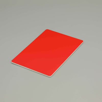 4 X 8 stóp Czerwone Ognioodporne B1 A2 Ocena Pvdf Aluminiowe Panele Kompozytowe Acp do Okładzin Elewacyjnych Dekoracja Antykorozyjna