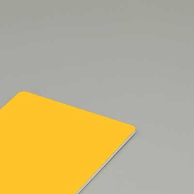 Panel kompozytowy aluminiowy PVDF w kolorze kości słoniowej, 4mm, premium, do okładzin zewnętrznych ścian osłonowych