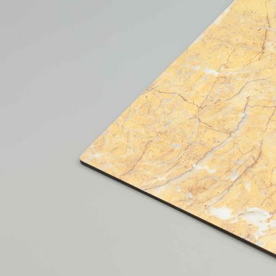 Panel kompozytowy aluminiowo-marmurowy 4mm | Odporna na zarysowania płyta ACP do okładzin ściennych wewnętrznych i zewnętrznych