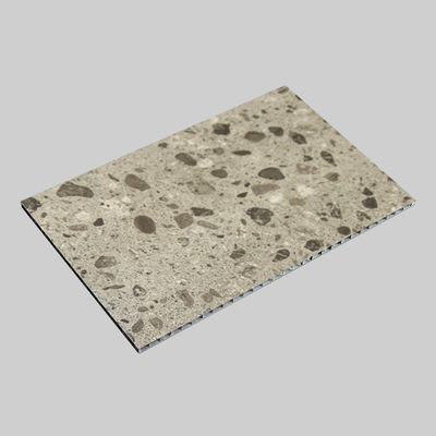 Anty-scratch Dark Terrazzo Aluminium Honeycomb Board 3mm Zewnętrzne pokrycie ścienne 1,22 x 2,44m