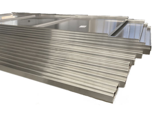 Miejsce budowy Erozję odporny panel normalny typu płaskich paneli aluminiowych Folia fluorowęglowodorowa powlekana instalacja ścian zewnętrznych antystatycznych