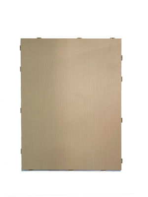 Drewniany panel aluminiowy z powłoką fluorowęglową zapewniającą trwałość ściany elewacyjnej i odporność na warunki atmosferyczne Płaska gładka