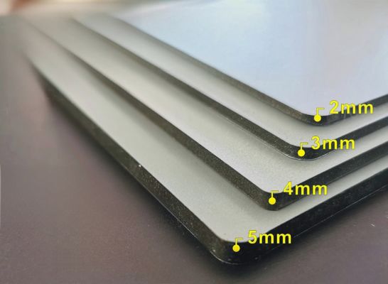 Aluminiowy panel kompozytowy ze stopu aluminium w kolorze czerwonej kawy PE z powłoką Pvdf Acp Łatwa do czyszczenia zewnętrzna blacha dachowa pokryta HDPE